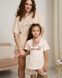 Підліткова піжама для дівчинки Hug me, Family look мама і донька, 128-134