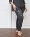 Комплект женский из вискозы Plus size темно-серый, 2XL