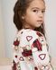 Подростковый комплект для девочки в мишки, Family look, 128-134