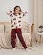 Подростковый комплект для девочки в мишки, Family look, 128-134