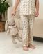 Детская пижама для девочки в горох, Family look мама и дочь, 128-134
