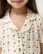 Детская пижама для девочки в горох, Family look мама и дочь, 128-134