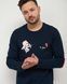 Мужская пижама хлопковая с принтом купидон, Family look для пары, 2XL