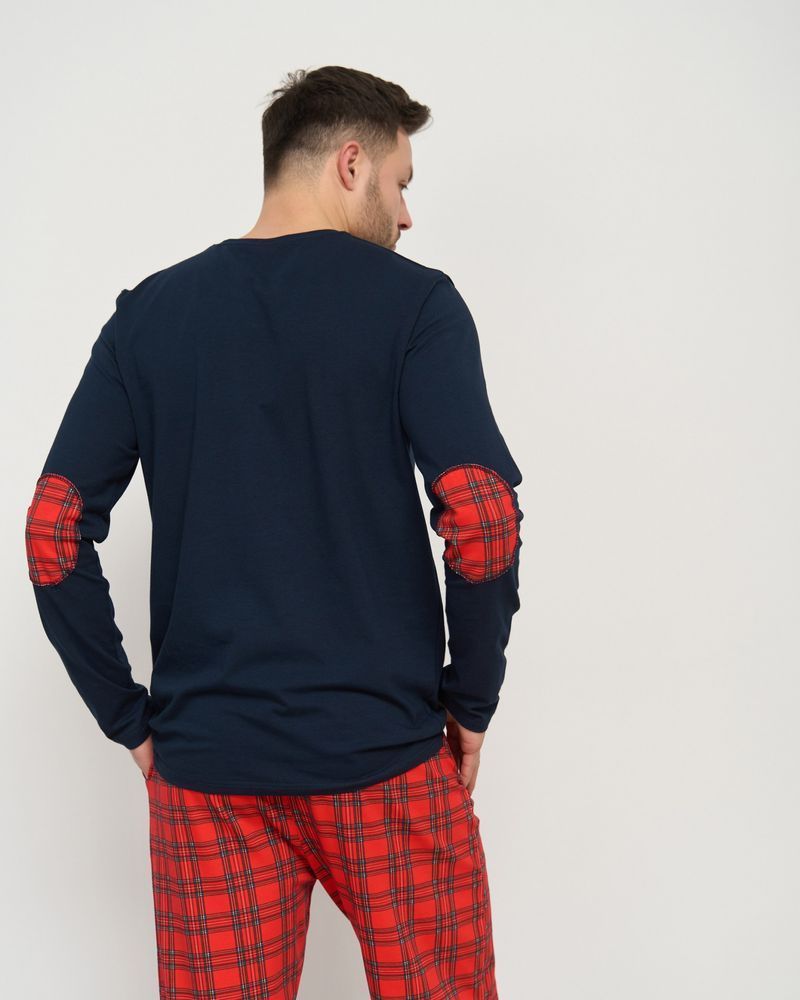 Мужская пижама хлопковая с принтом купидон, Family look для пары, 2XL