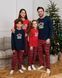 Піжама для дівчинки з новорічним принтом Міні червона, Family look, 128-134